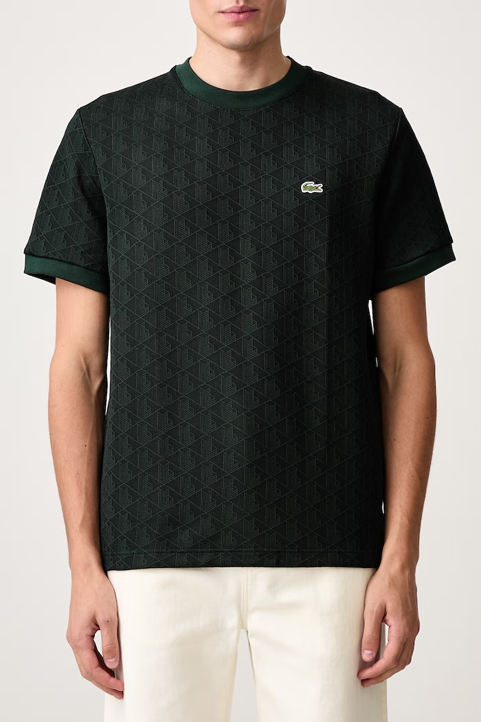 T-shirt męski Lacoste zielony TH1197