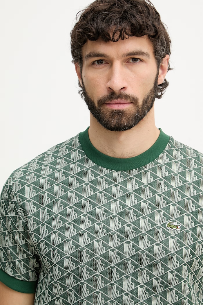 Lacoste tričko pánské zelená TH1197