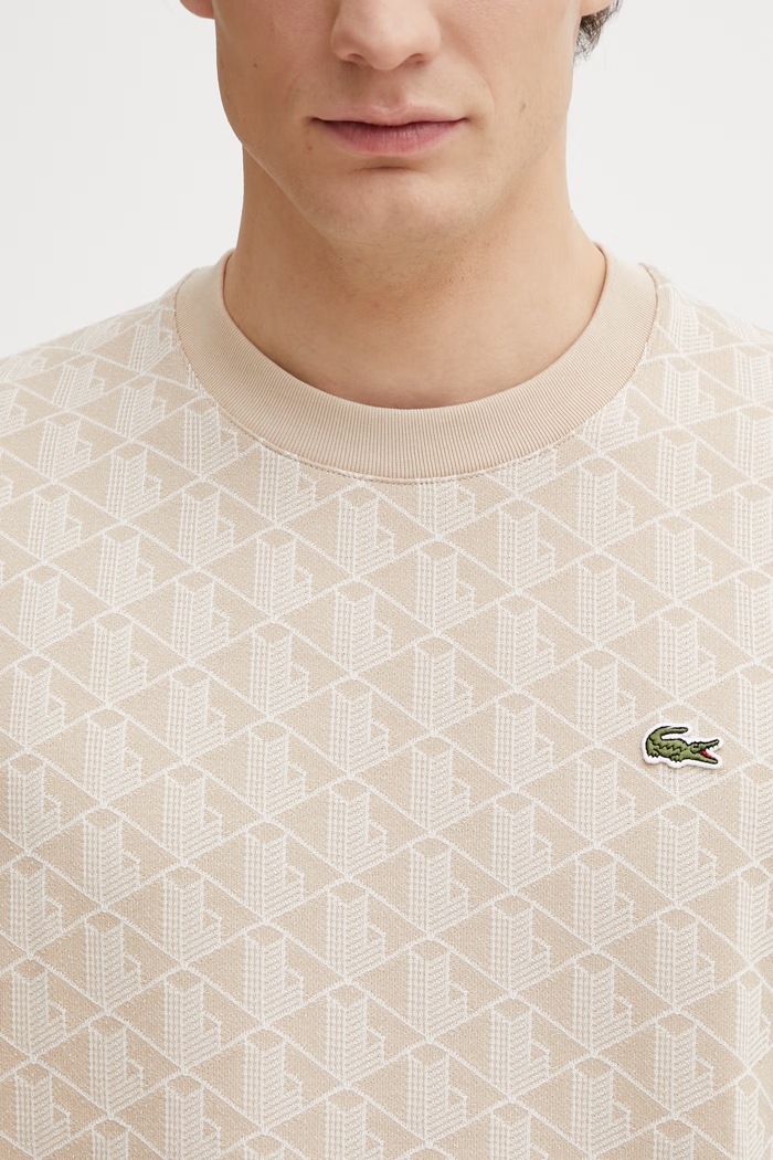 Lacoste t-shirt ανδρικό μπεζ TH1197