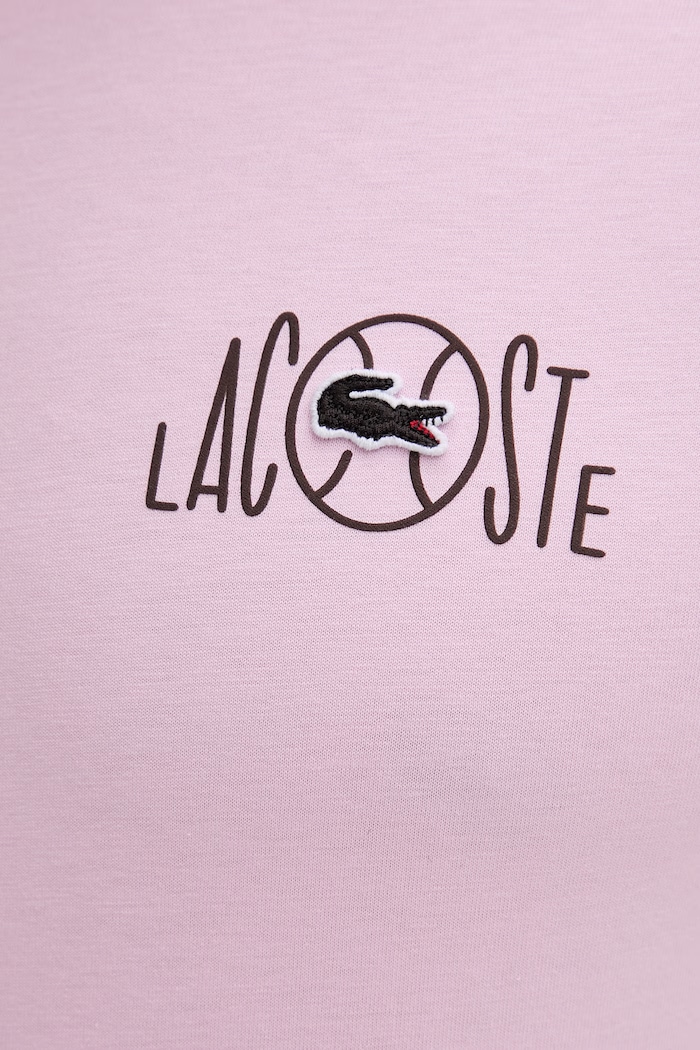 Lacoste tričko pánske bavlnené TH2197 fialová