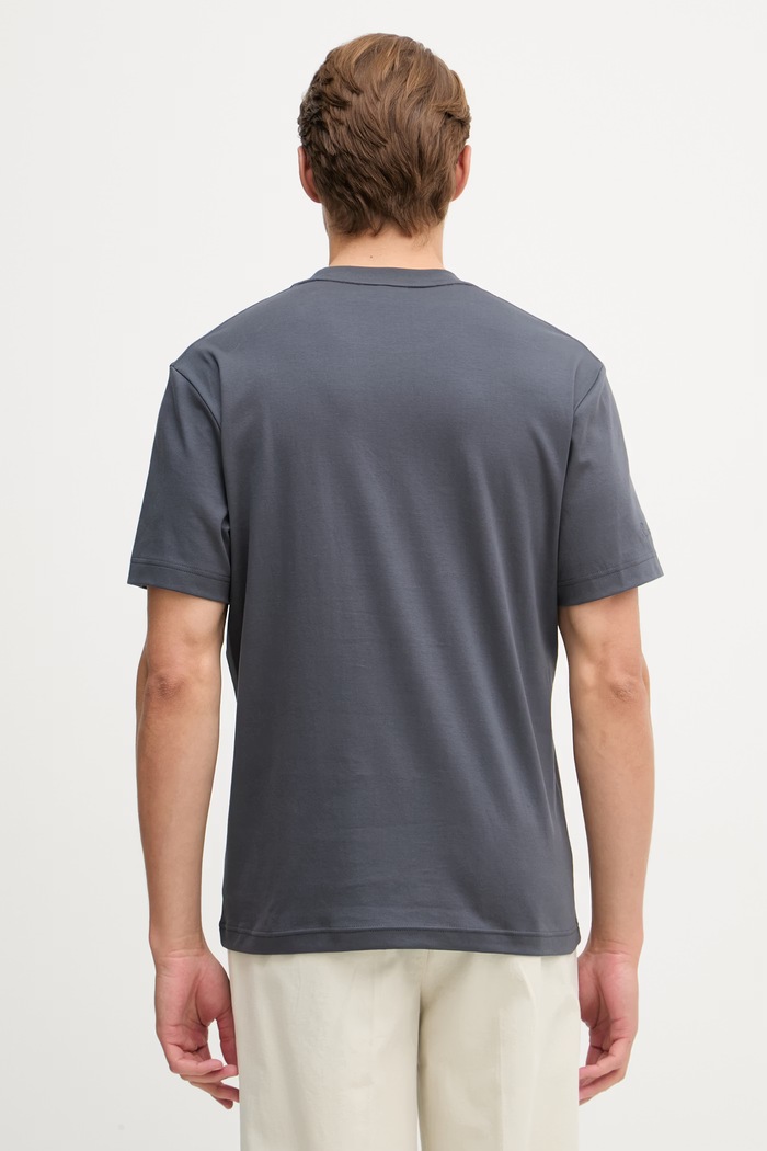 Oblečení Lacoste basic tričko bavlněné pánské TH5931 šedá