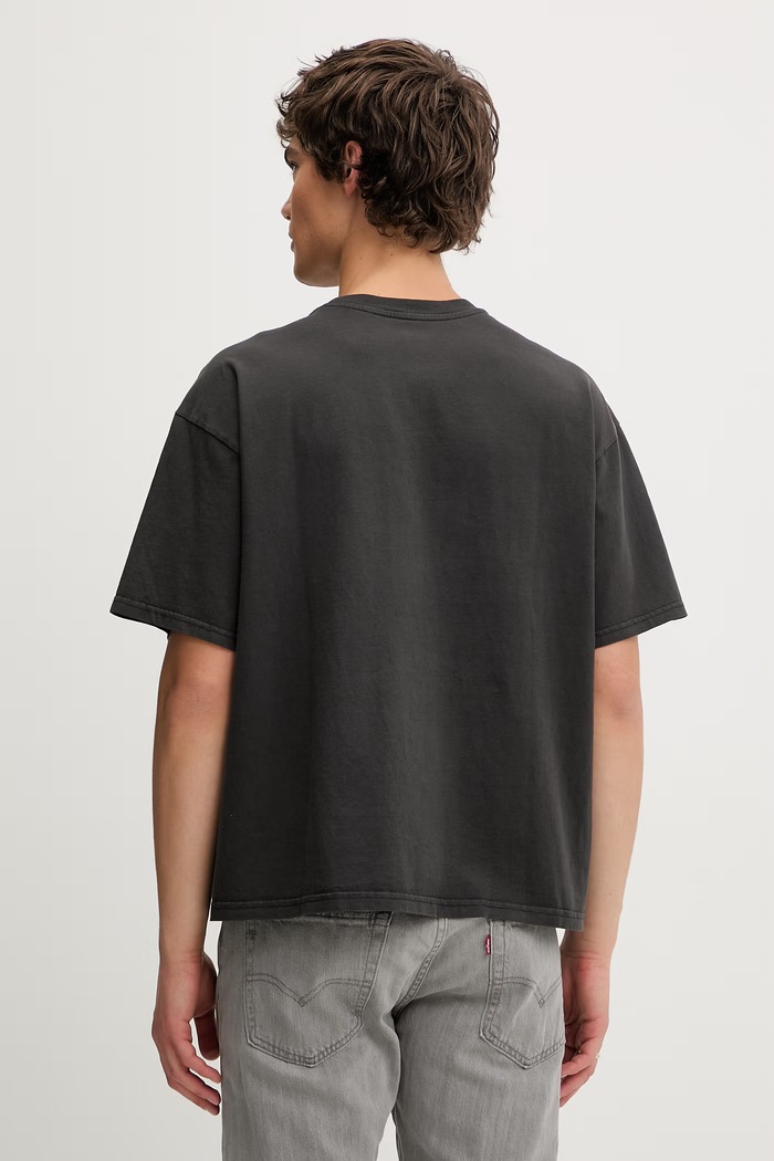 Oblečenie Bavlnené tričko Levi's BOXY SS 0049F.0025 sivá