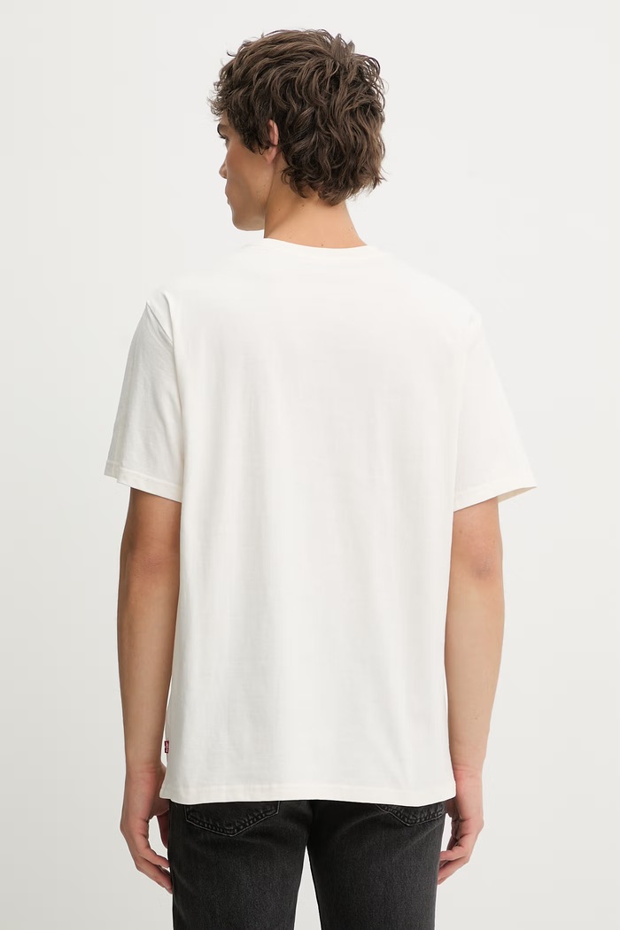 Oblečenie Bavlnené tričko Levi's SS RELAXED FIT 16143.2445 béžová