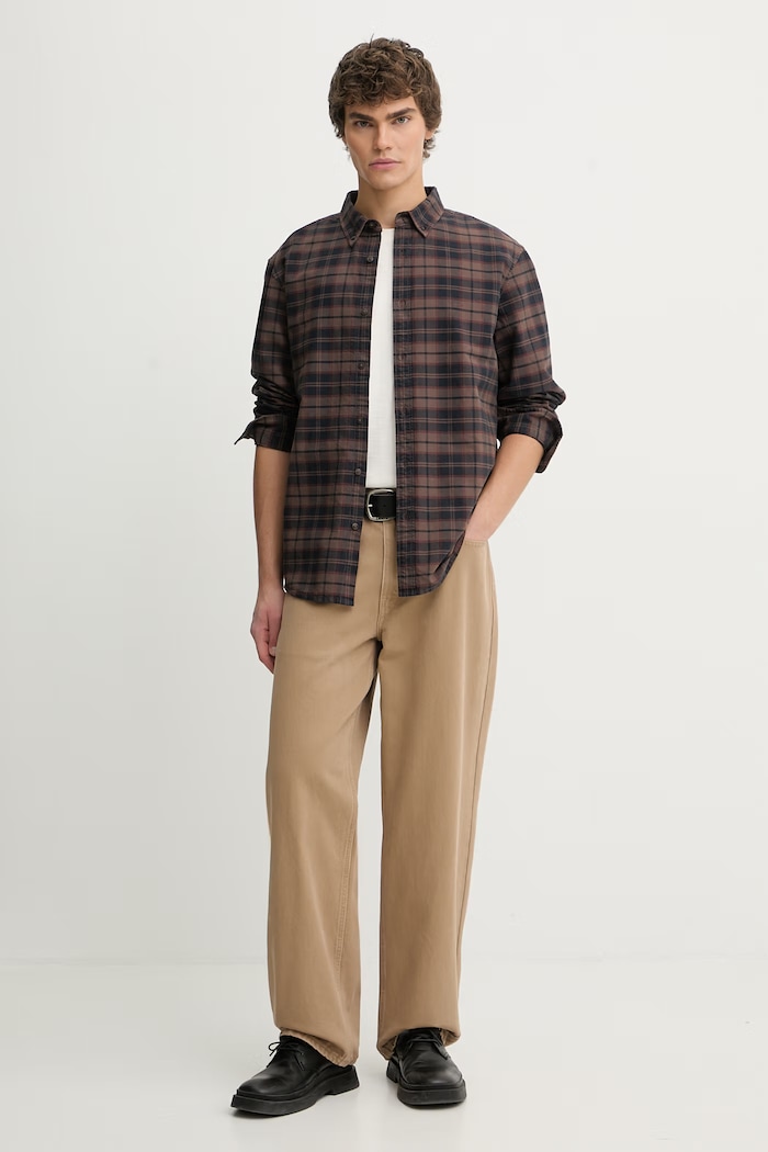 Bavlnené tričko Levi's SS RELAXED FIT 16143.2451 béžová SS26