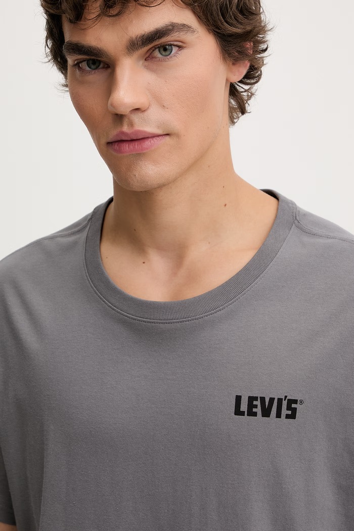 Levi's tricou din bumbac SS RELAXED FIT gri 16143.2496