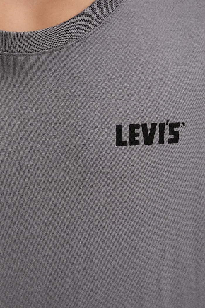 Levi's tricou din bumbac SS RELAXED FIT 16143.2496 gri