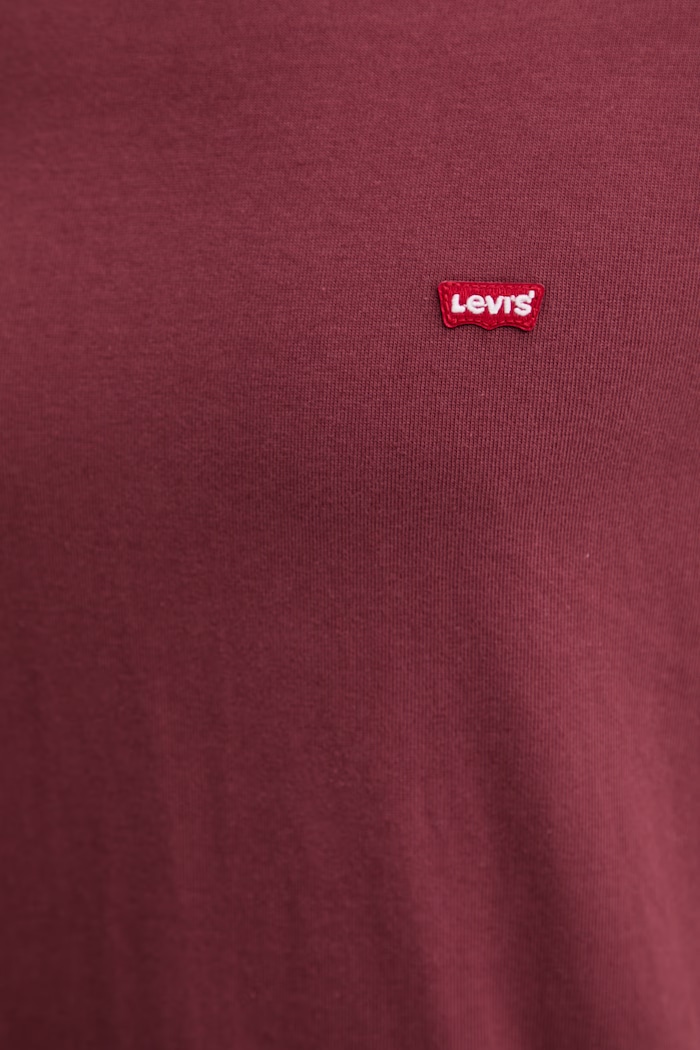 Levi's tricou din bumbac SS ORIGINAL HM 56605.0308 burgundia