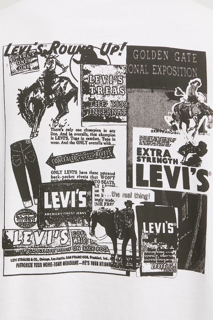 Levi's t-shirt bawełniany VINTAGE FIT GRAPHIC 87373.0394 biały