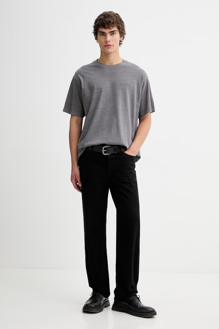 Levi's tricou din bumbac RED TAB VINTAGE A0637.0179 gri SS26