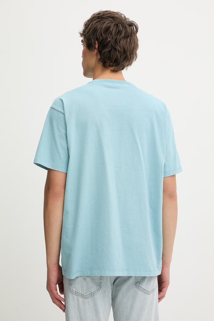 Îmbrăcăminte Levi's tricou din bumbac RED TAB VINTAGE A0637.0180 albastru