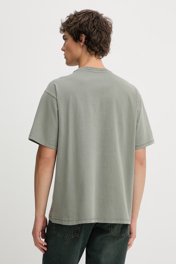 Îmbrăcăminte Levi's tricou din bumbac RED TAB VINTAGE A0637.0189 verde