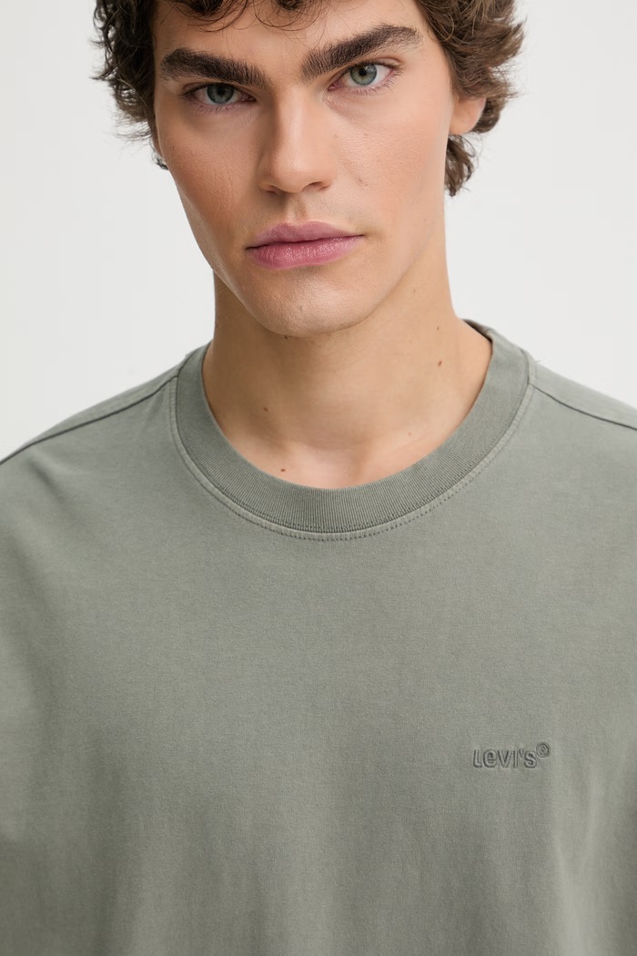 Levi's tricou din bumbac RED TAB VINTAGE verde A0637.0189