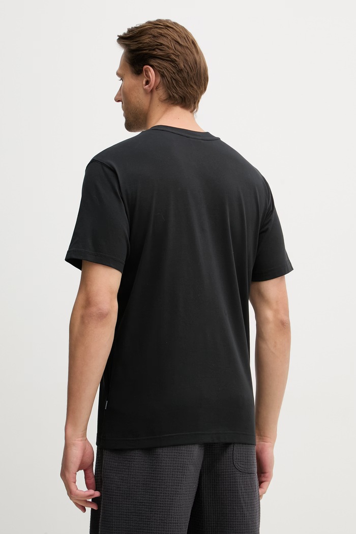 Ρούχα New Balance t-shirt ανδρικό με βαμβάκι NYC City Run MT61018IBK μαύρο