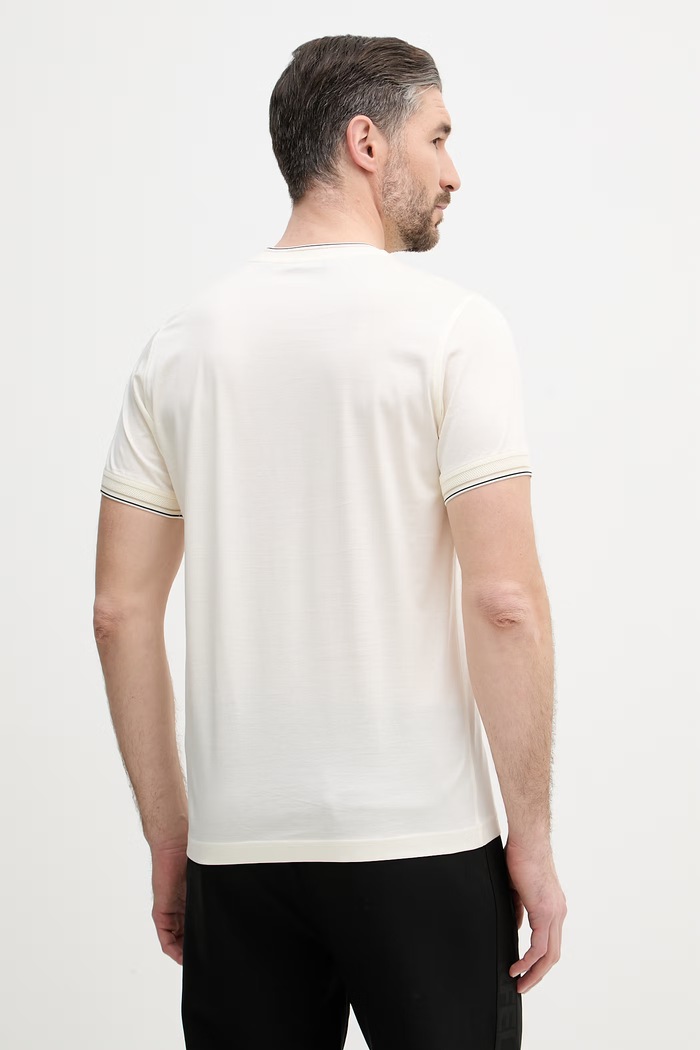 Îmbrăcăminte Karl Lagerfeld tricou pentru bărbați, din bumbac 562200.755003 bej