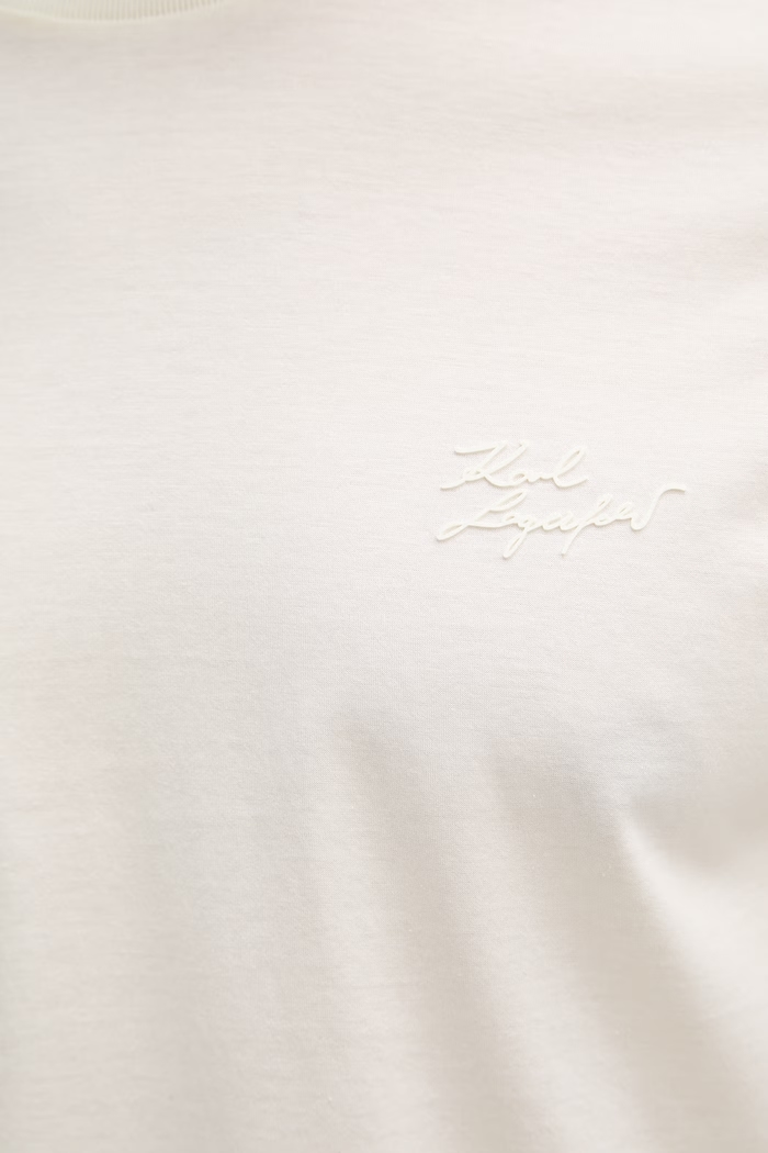 Karl Lagerfeld tricou pentru bărbați, din bumbac 562200.755003 bej