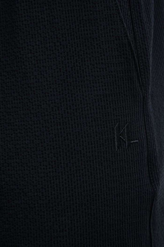 Karl Lagerfeld T-shirt swetrowy męski bawełniany 562301.655004 granatowy