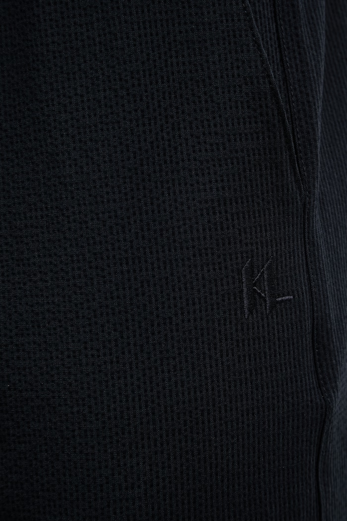 Karl Lagerfeld T-shirt swetrowy męski bawełniany 562301.655004 granatowy