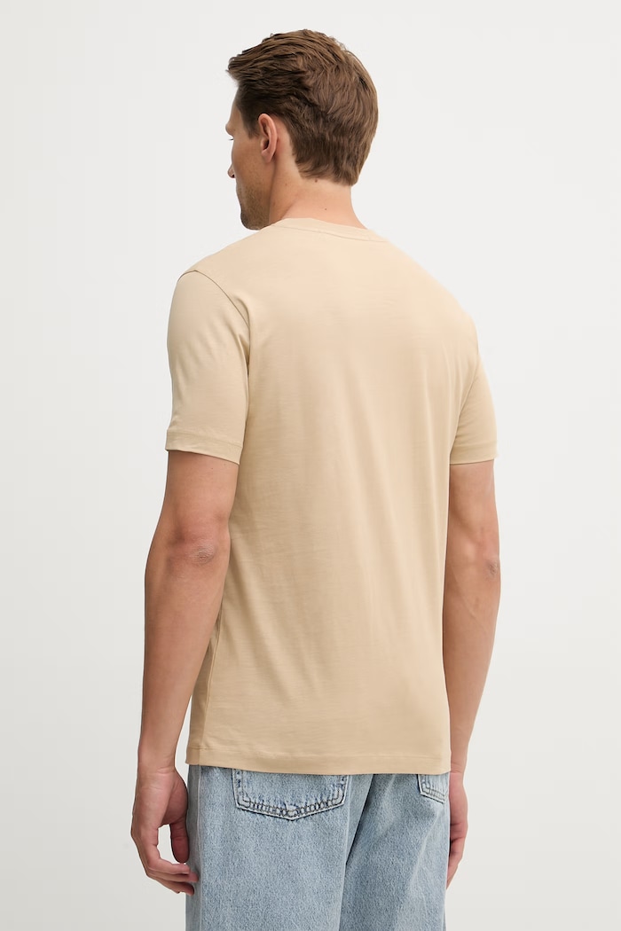 Odzież Karl Lagerfeld t-shirt bawełniany 562242.755060 beżowy