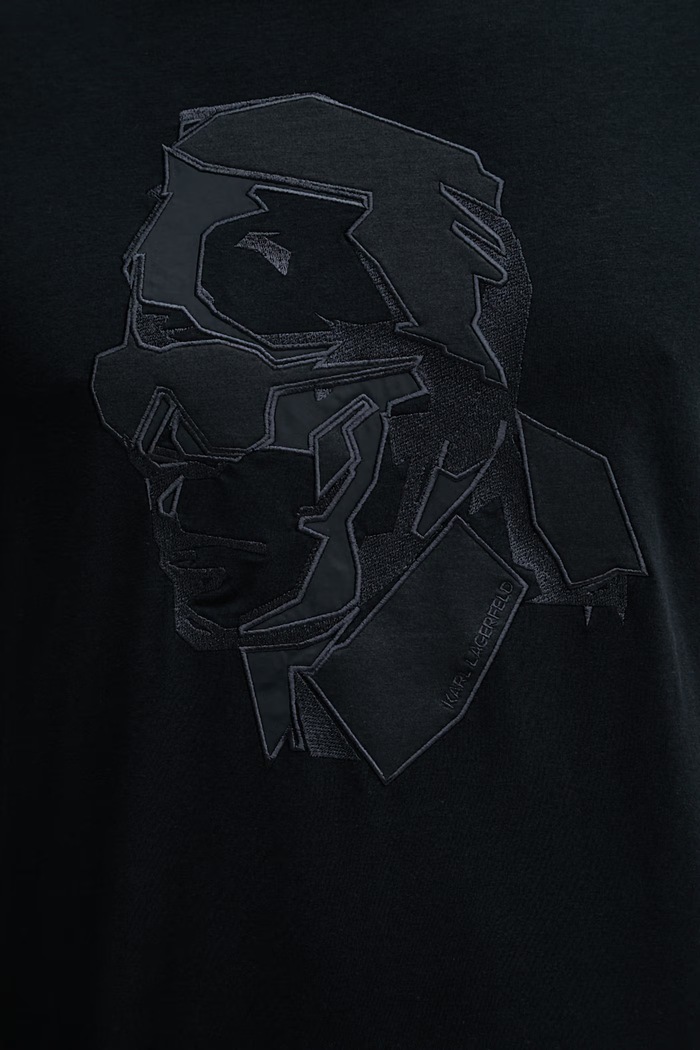Тениска Karl Lagerfeld 562221.755036 тъмносин