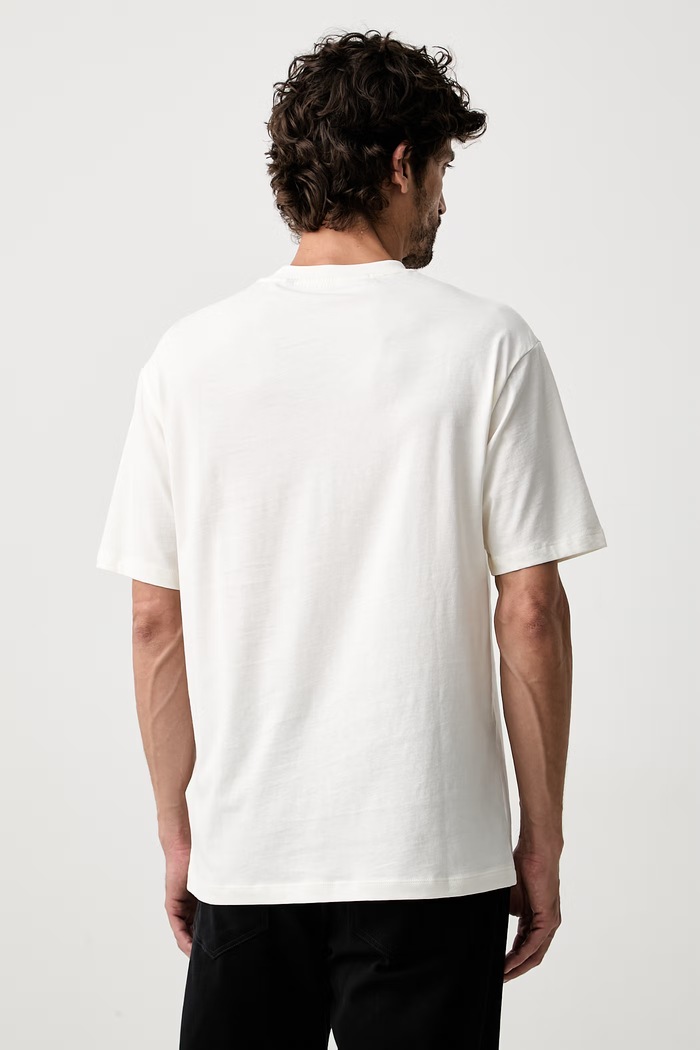 Odzież Karl Lagerfeld T-shirt męski bawełniany 562224.755146 beżowy