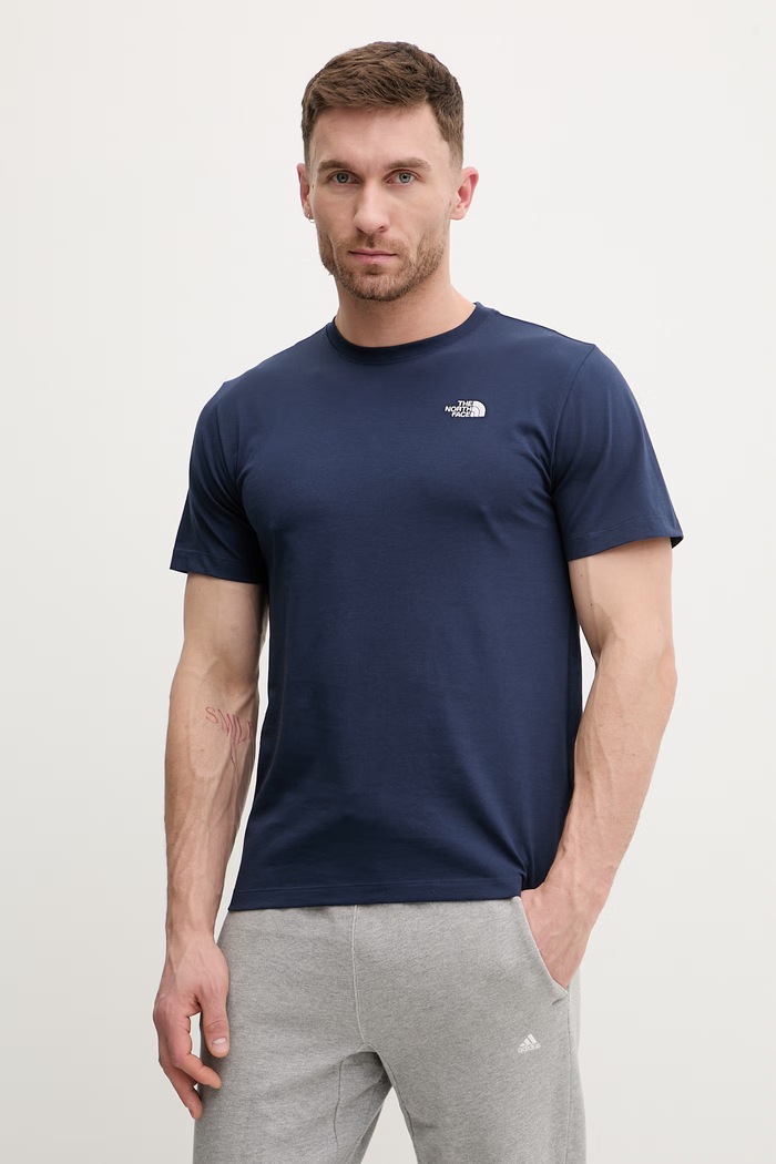 Tričko The North Face Simple Dome jednofarebný tmavomodrá NF0A8CZ28K21