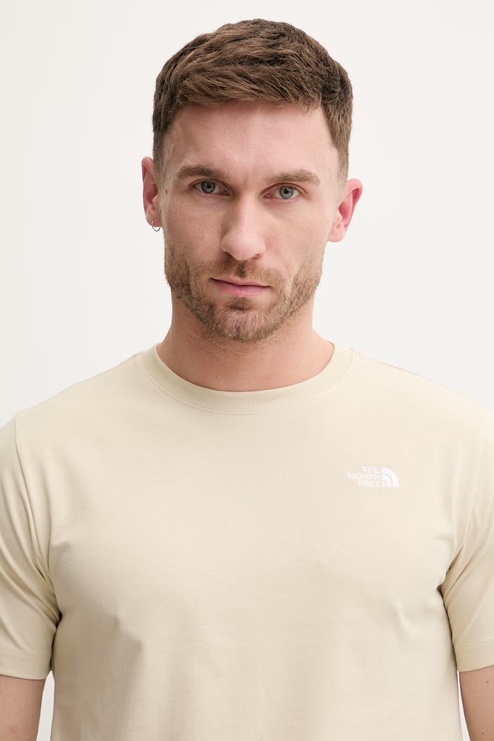 Tričko The North Face Simple Dome béžová NF0A8CZ2DOM1