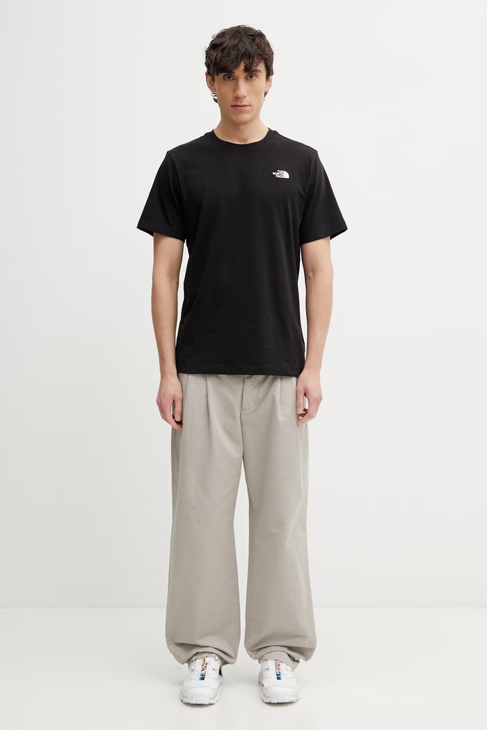 The North Face t-shirt Simple Dome NF0A8CZ2JK31 black