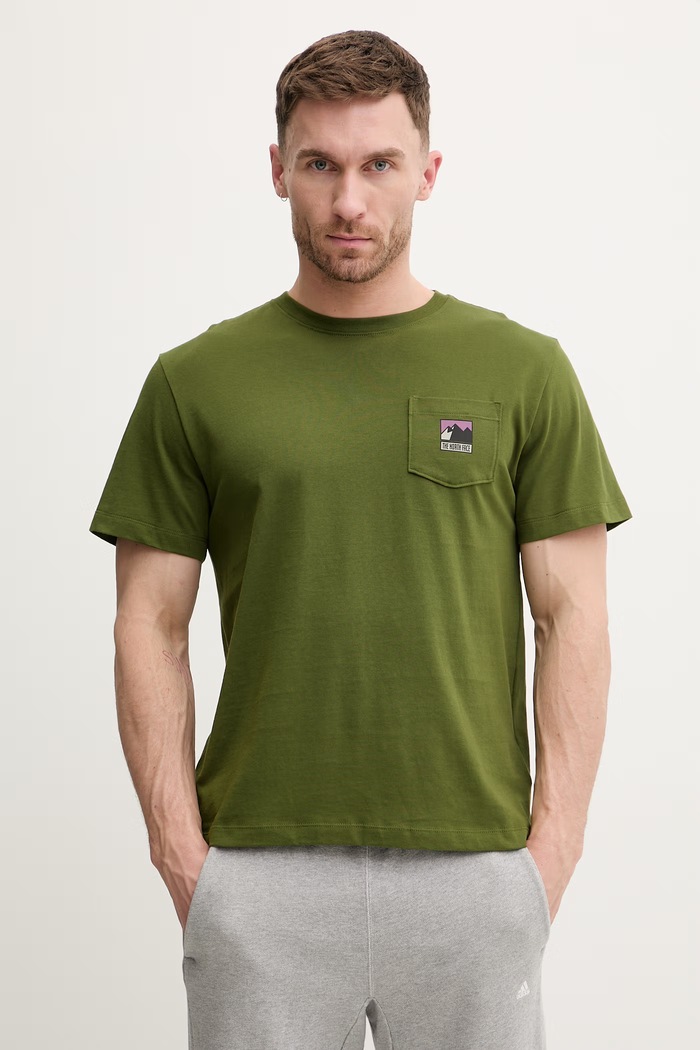 Bavlnené tričko The North Face GRAPHIC relaxed zelená NF0A8GUUBRI1