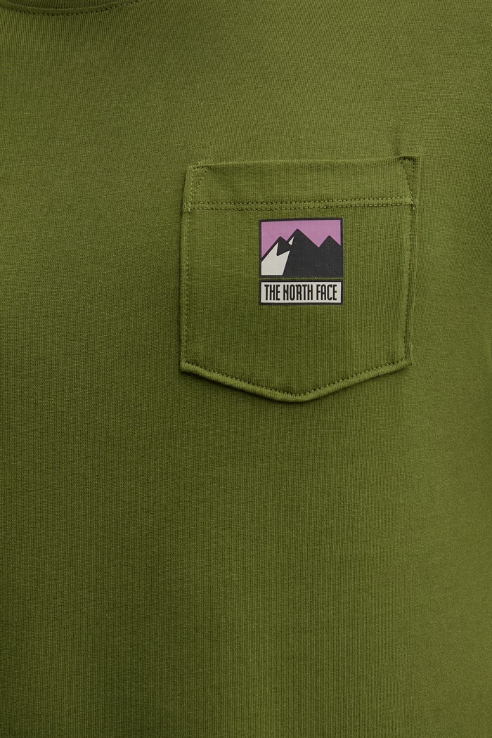 Bavlnené tričko The North Face GRAPHIC NF0A8GUUBRI1 zelená