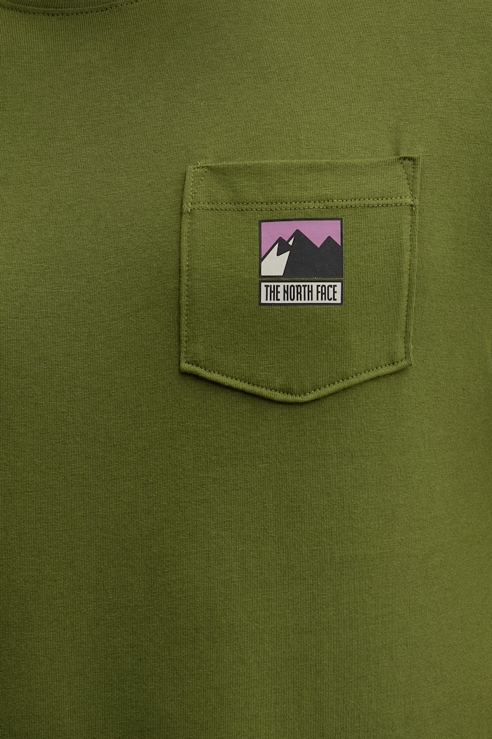 Bavlnené tričko The North Face GRAPHIC NF0A8GUUBRI1 zelená