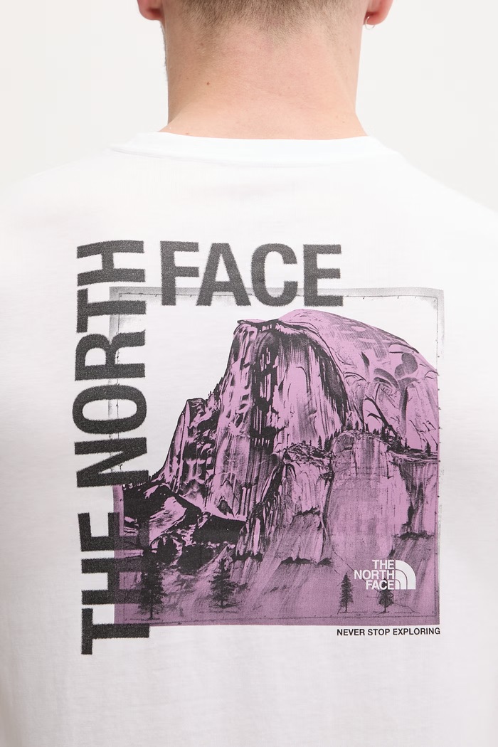 Tričko The North Face GRAPHIC NF0A8GV0FN41 biela