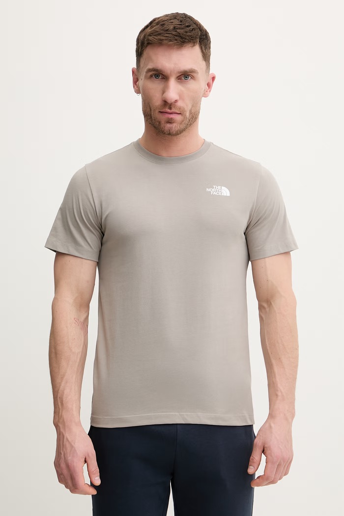 Tričko The North Face EVOLUTION potlač béžová NF0A8B6K2MB1