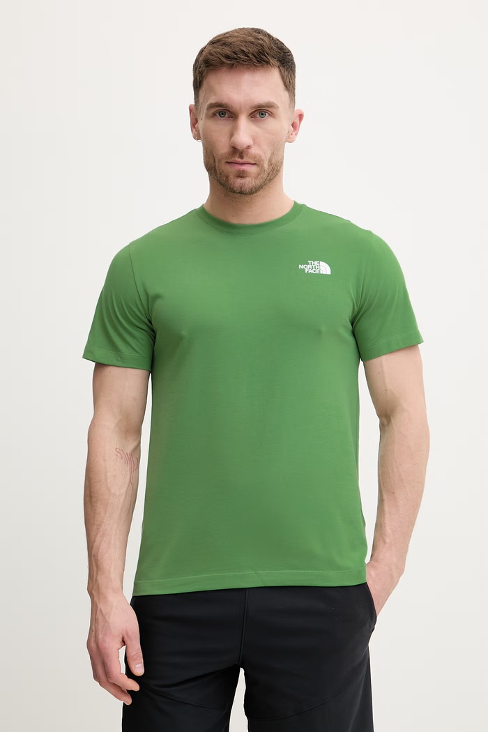 Tričko The North Face EVOLUTION potlač zelená NF0A8B6KG571