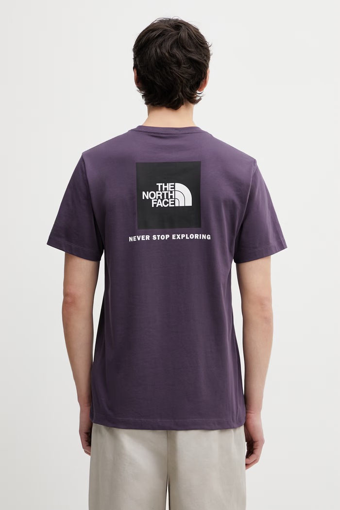 Odzież The North Face t-shirt EVOLUTION NF0A8B6KG5O1 fioletowy