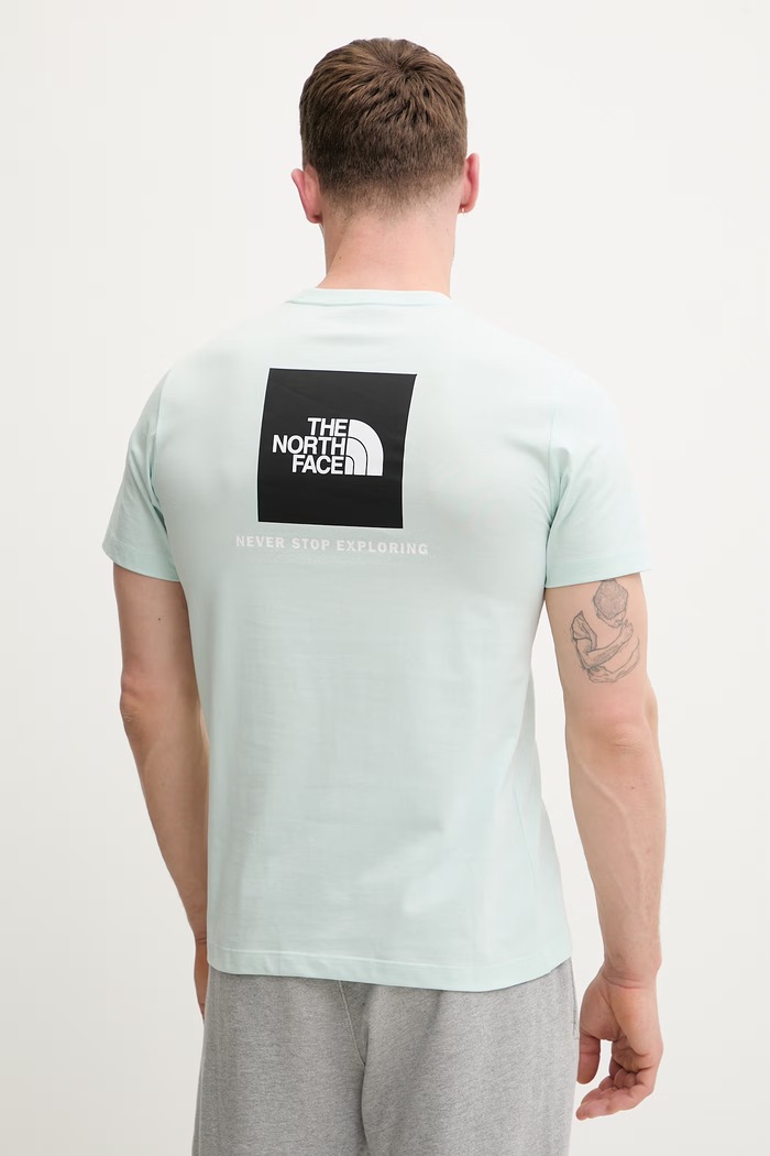 Tričko The North Face EVOLUTION potlač zelená NF0A8B6KG701