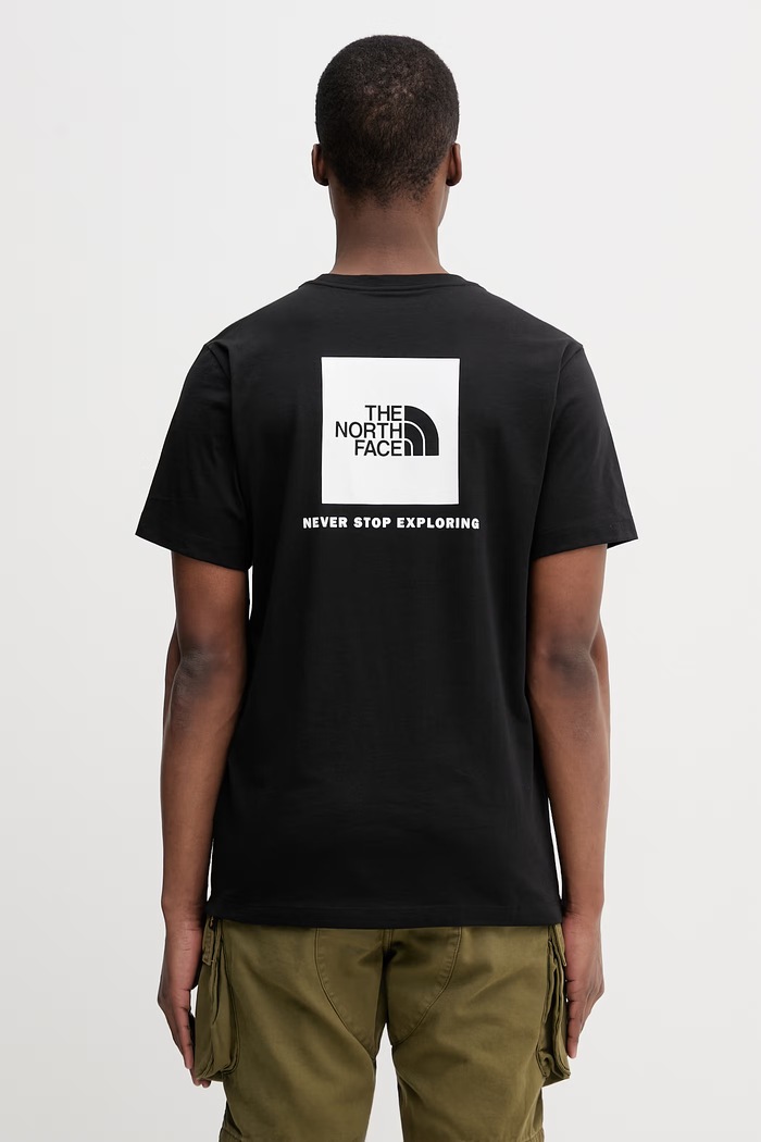 Odzież The North Face t-shirt bawełniany EVOLUTION NF0A8B6KKY41 czarny