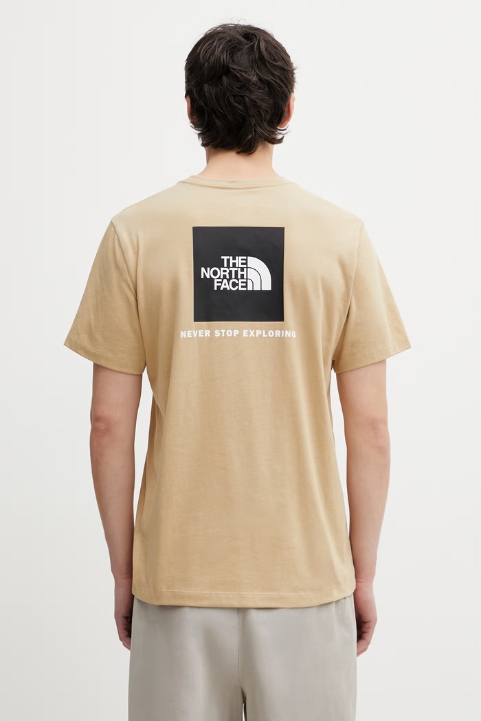 Odzież The North Face t-shirt EVOLUTION NF0A8B6KLK51 beżowy