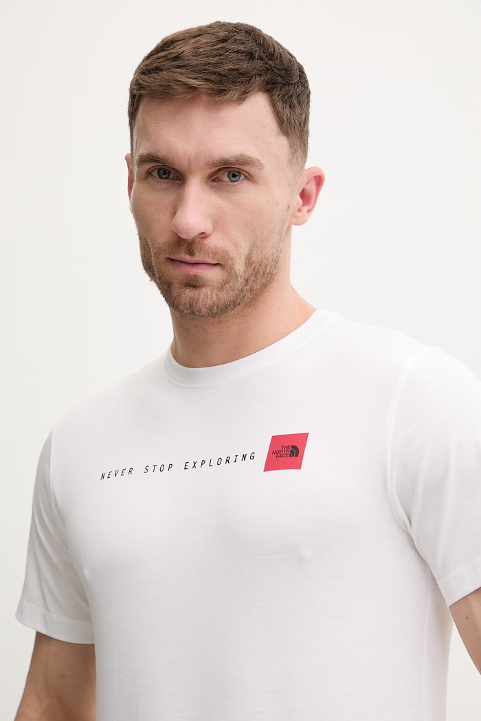 Tričko The North Face GRAPHIC biela NF0A8GUVFN41
