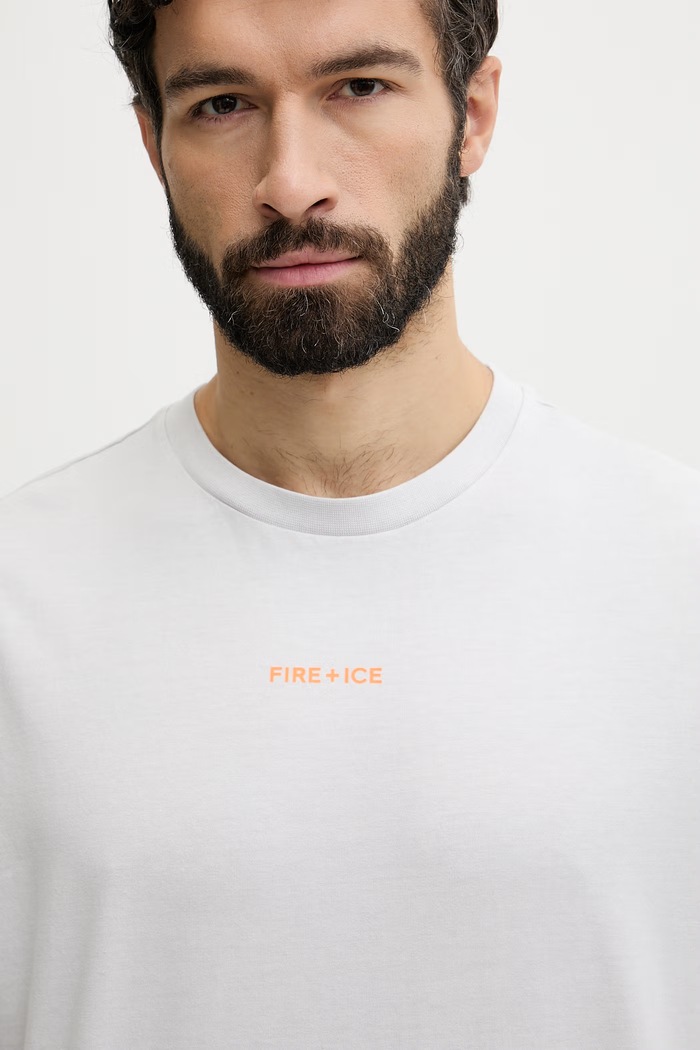 Pánske bavlnené tričko BOGNER Fire+Ice AVAN2 sivá 54229608