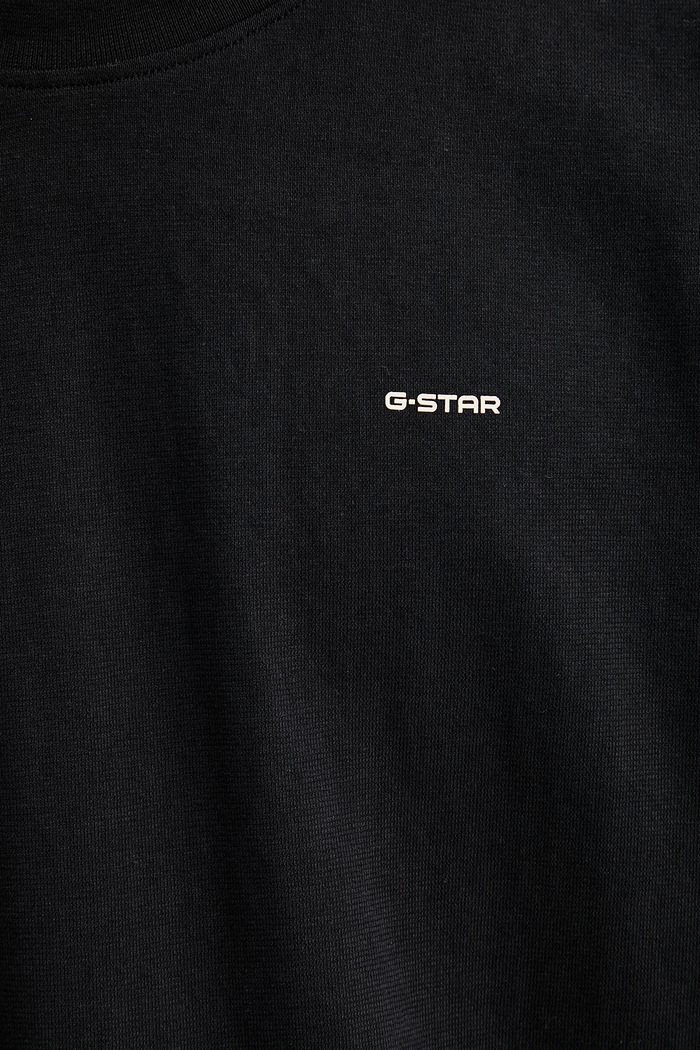 G-Star tričko pánske bavlnené Relaxed base D28588.D593 čierna