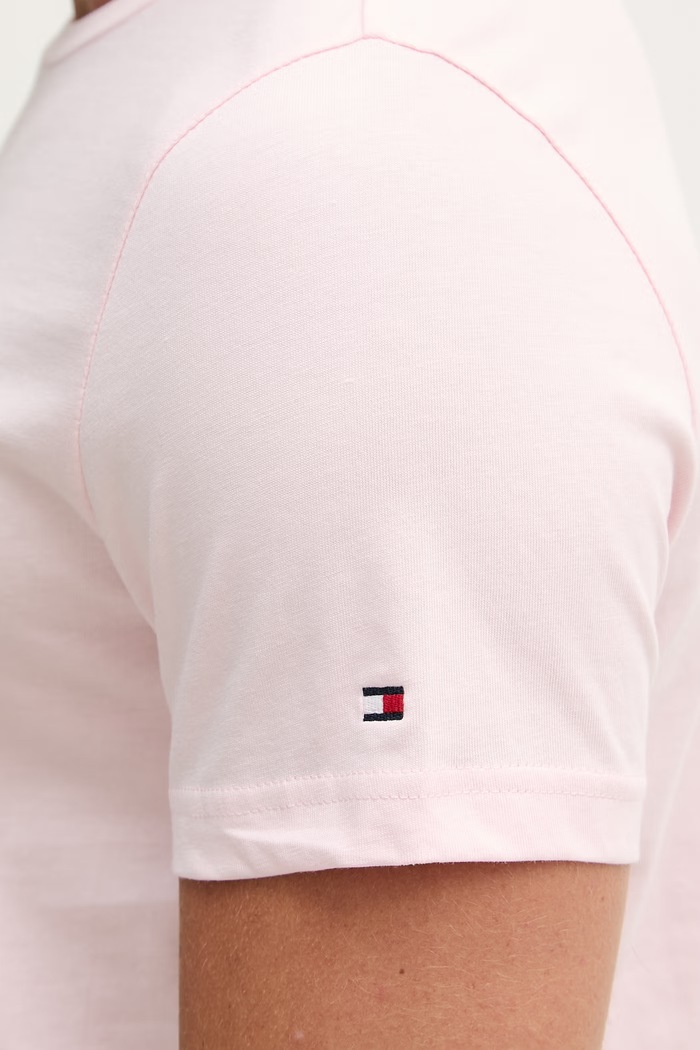 Tommy Hilfiger tricou pentru bărbați, din bumbac MW0MW11797. roz