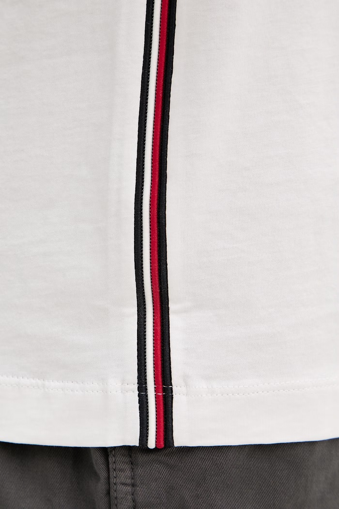 Tommy Hilfiger tricou basic bărbătesc din bumbac MW0MW42393 alb
