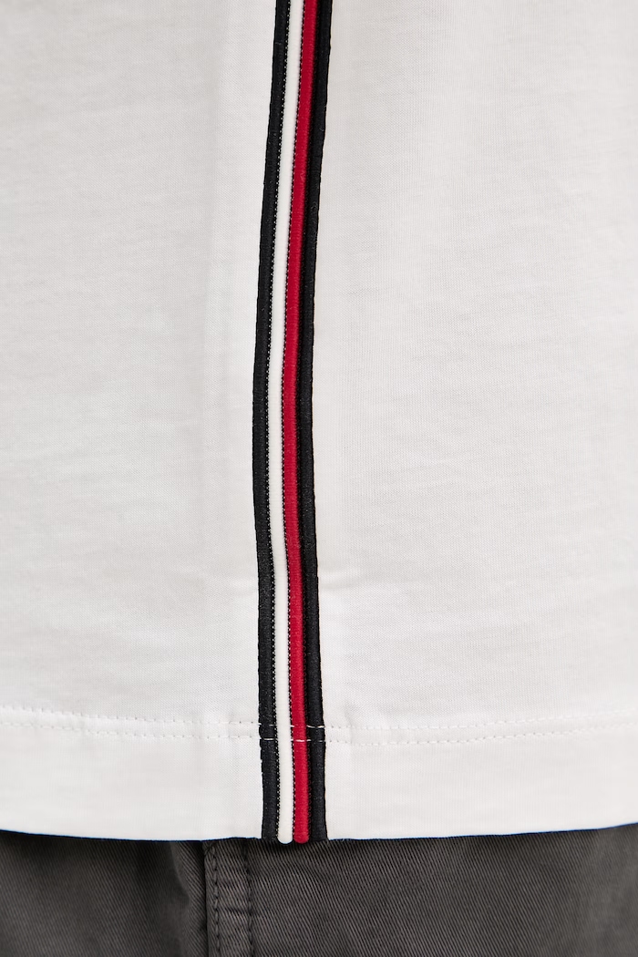 Tommy Hilfiger tricou basic bărbătesc din bumbac MW0MW42393 alb