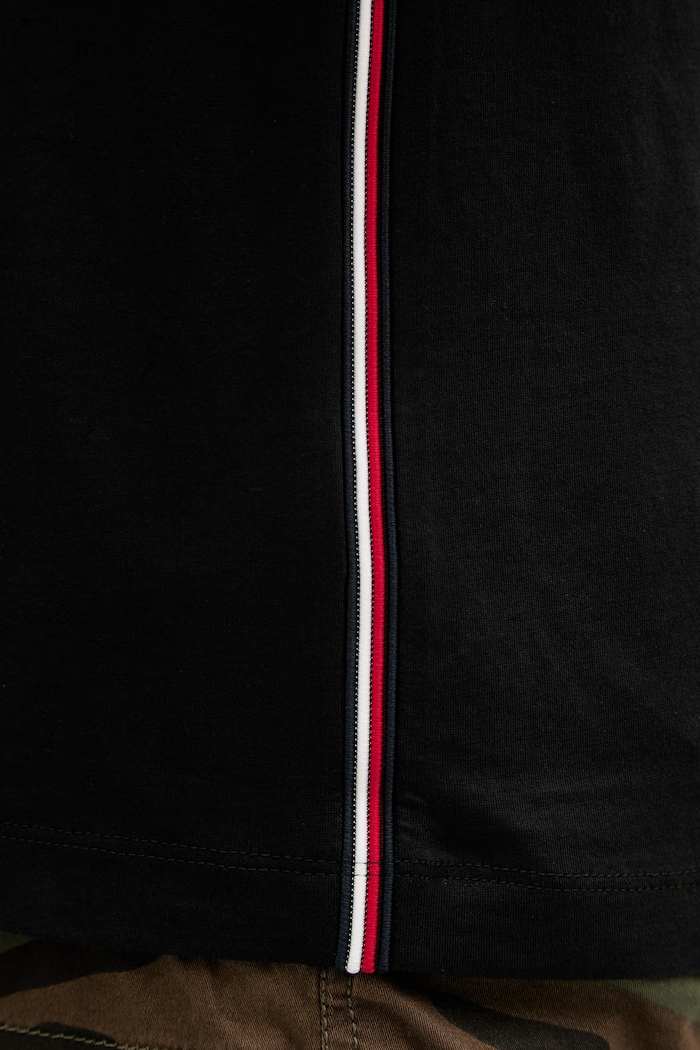 Tommy Hilfiger tricou basic bărbătesc din bumbac MW0MW42393 negru