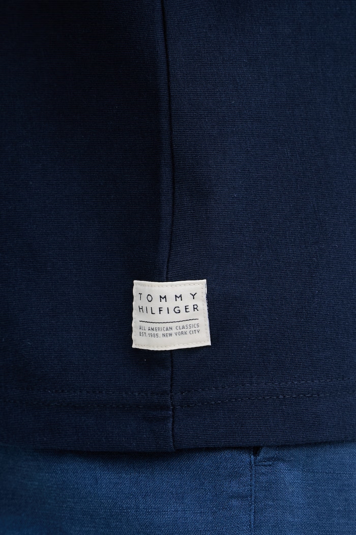 Tommy Hilfiger tricou pentru femei, din bumbac MW0MW42396 bleumarin