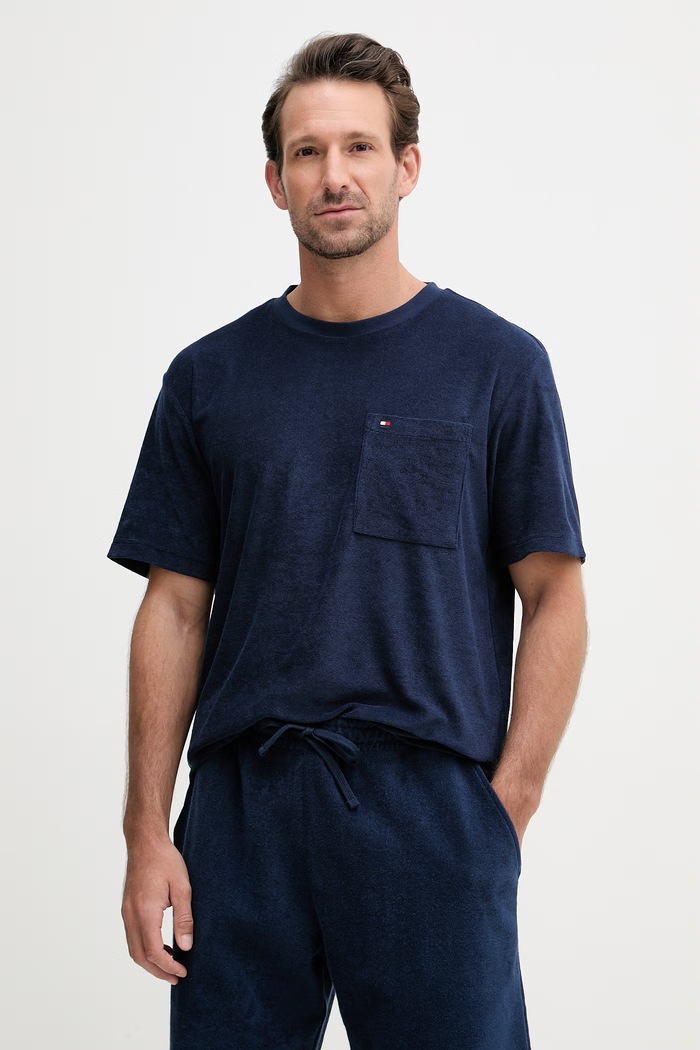 Tommy Hilfiger pánske s bavlnou SUMMER tmavomodrá MW0MW43058