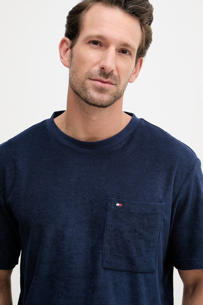 Tommy Hilfiger pánske s bavlnou SUMMER tmavomodrá MW0MW43058