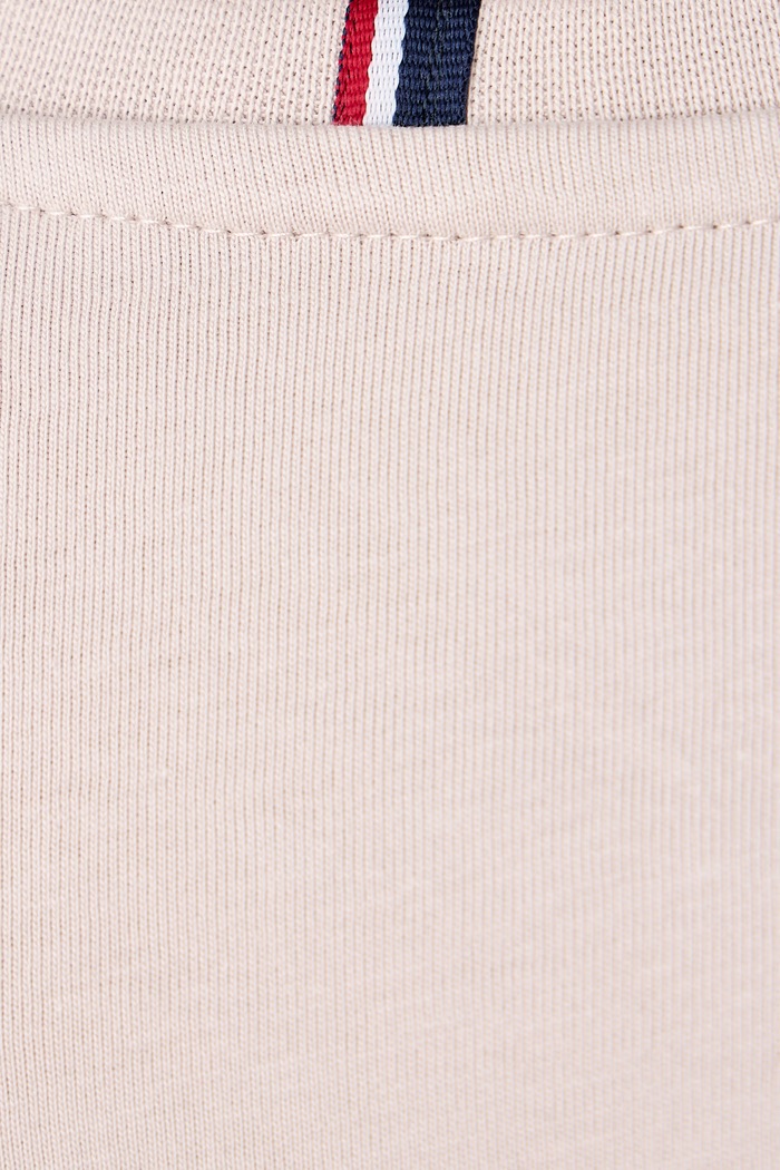 T-shirt męski bawełniany DHM U.S. Polo Assn. beżowy MUP3310