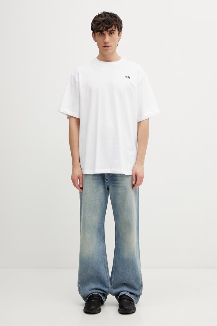 The North Face Essential Simple Dome t-shirt bawełniany męski NF0A8EVWFN41 biały
