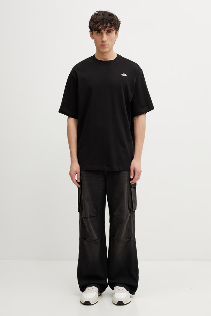 The North Face Essential Simple Dome t-shirt męski bawełniany NF0A8EVWJK31 czarny